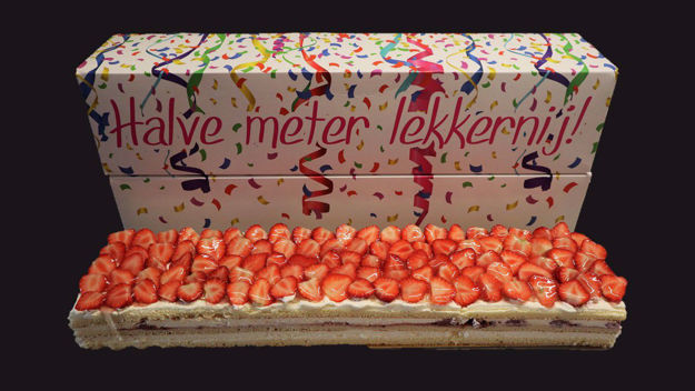 Afbeelding van Halve  meter Aardbeientaart